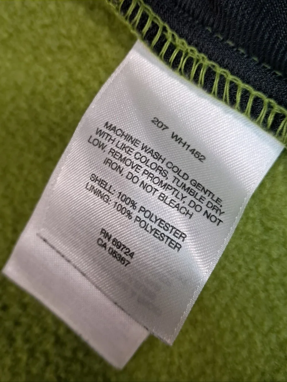 Columbia Vest Youth 4-5 Green Full Zip Fleece Vest